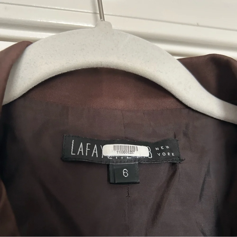 Lafayette 148 Brown Blazer size 6 - Picture 7 of 9